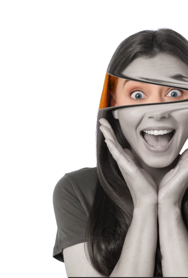 Ragazza felice della trasparenza totale del fornitore luce e gas Power.it